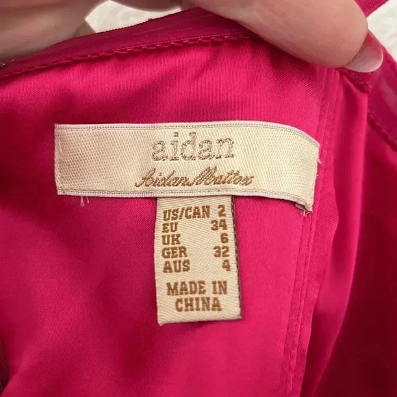 Aidan Mattox Strapless Ruffle Mini Dress - Picture 7 of 7